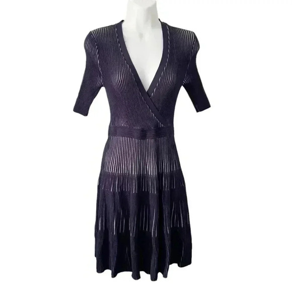 Jonathan Simkhai Nadya Rib Knit Fit and Flare Dress size Medium - Picture 3 of 9